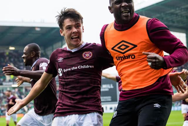 Clevid Dikamona is loving his time at Hearts. Picture: SNS