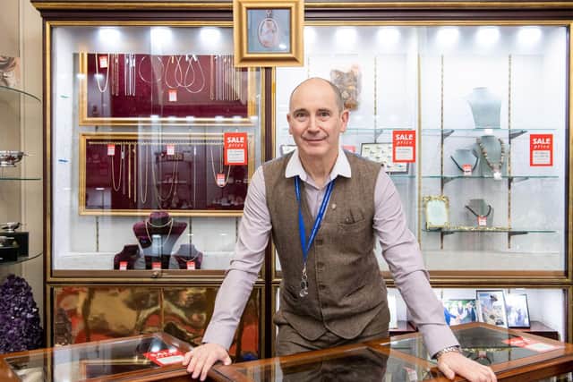 Mr Tait has been in business in Edinburgh for 40 years. Picture: Ian Georgeson.