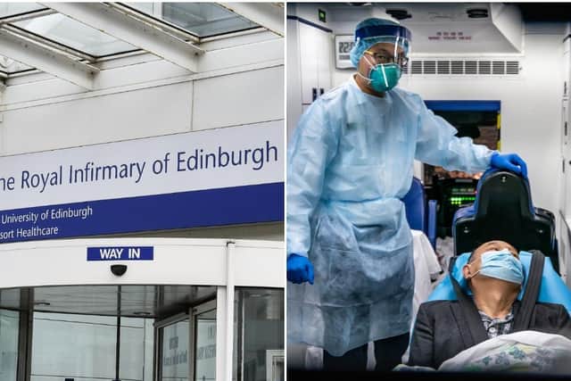 Three people have been tested for the suspected coronavirus in Edinburgh Royal Infirmary    picture: JPI Media