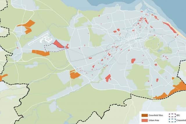 The sites that could be allocated for housing in the city plans 2030