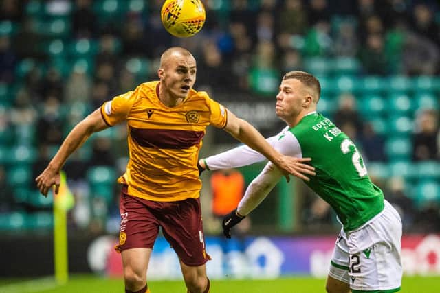 Hibs defeated Motherwell the last time the teams met. Picture: SNS