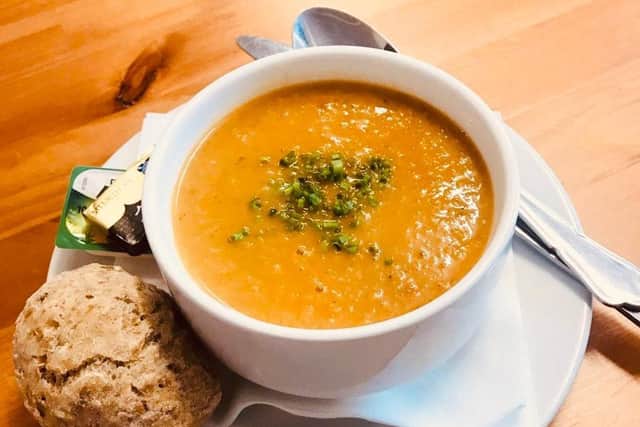 The new Musselburgh cafe serves fresh bakery, burgers, soups and vegan-friendly dishes   picture: Harbour Cafe Fisherrow