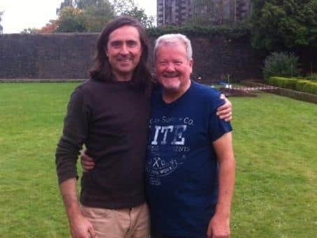 Alistair Milne with historian Neil Oliver