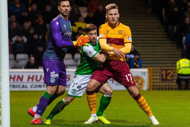 Hibs and Motherwell played out a 0-0 draw at Fir Park on Saturday. Picture: SNS