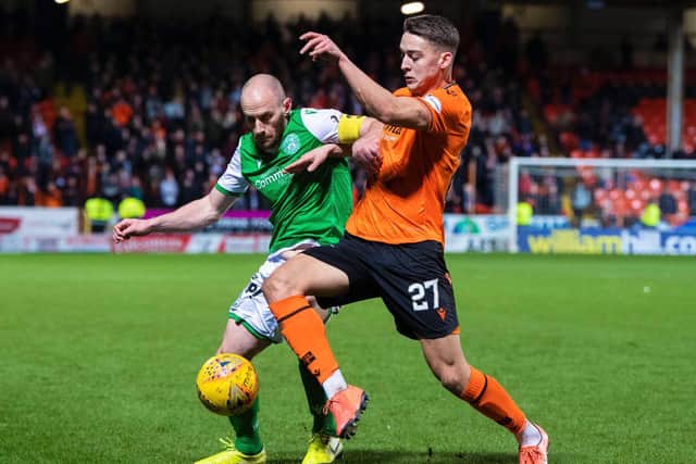 Hibs will be looking to beat Championship Dundee United at the second time of asking. Picture: SNS