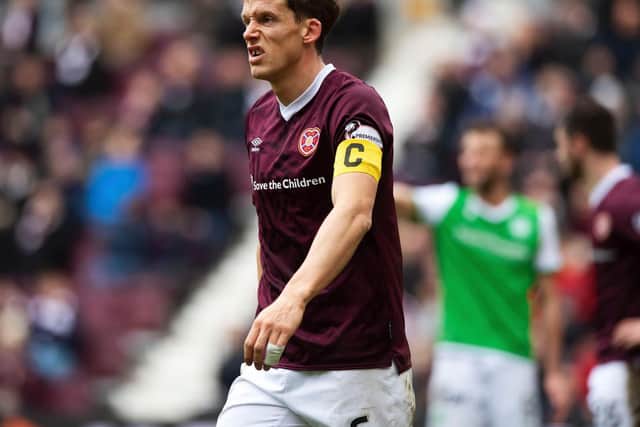 Former Hearts captain Christophe Berra has been told he doesn't have a future at Tynecastle. Picture: SNS