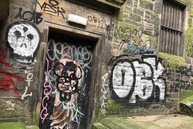 Graffiti in Milnes Court (Photo: Donald Anderson)