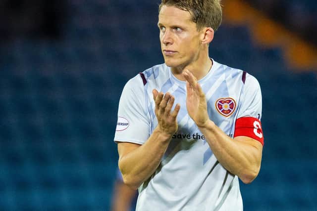 Former Hearts captain Christophe Berra has been training with the reserves. Picture: SNS