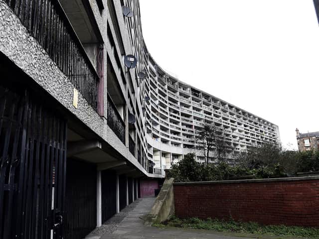 Cables Wynd House, also known as the Banana Flats, are the most deprived area of Edinburgh (Photo: TSPL)