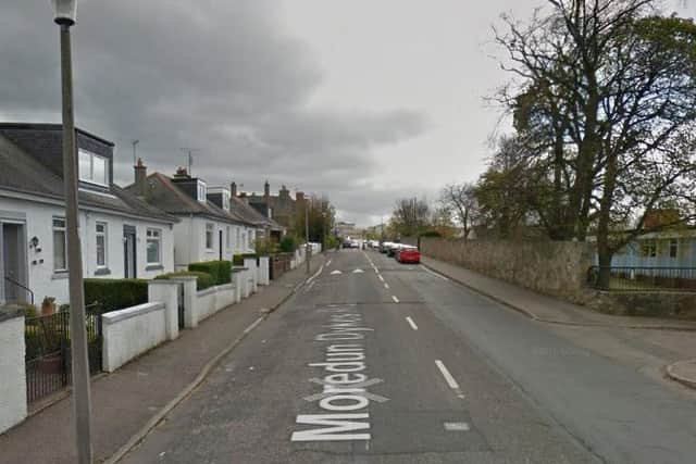 Police stopped a Ford Transit van in Moredun Dykes Road, at about 1:05am on Friday. Pic: Google Street View
