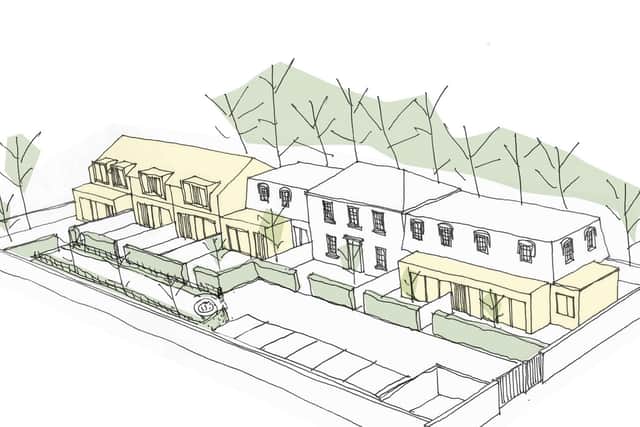 Seven homes are proposed for the Laverock House site in the north of the Capital
