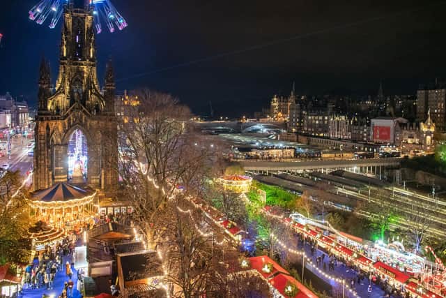 More than 261,000 people flocked to Edinburgh's Christmas market and attractions in East Princes Street Gardens during the seven-week festival.