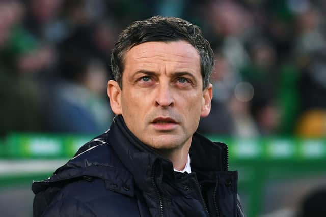 Jack Ross will have been working to put his stamp on his Hibs side over the winter break. Picture: SNS