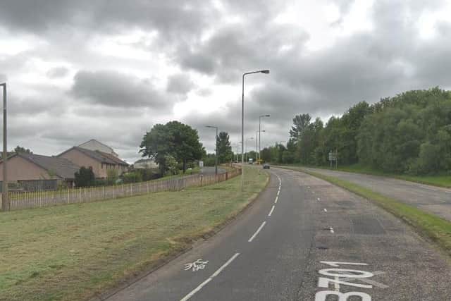Firefighters were called to the vehicle fire in Wester Hailes Road shortly before 5:25pm.Pic: Google Street View