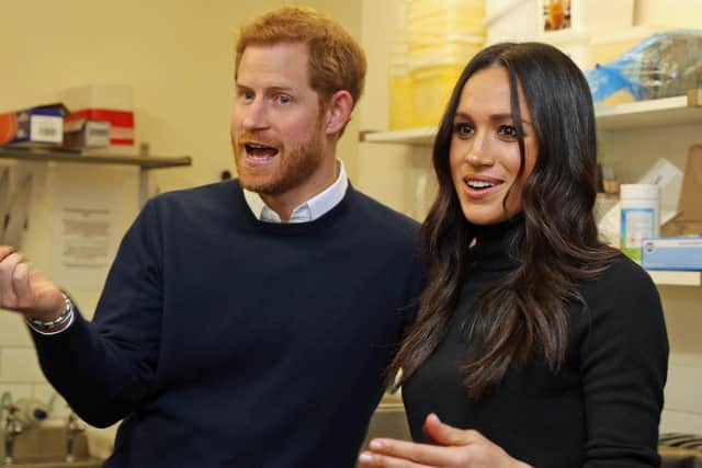 The Duke and Duchess of Sussex were in Edinburgh two years for a visit to the charity Social Bite.