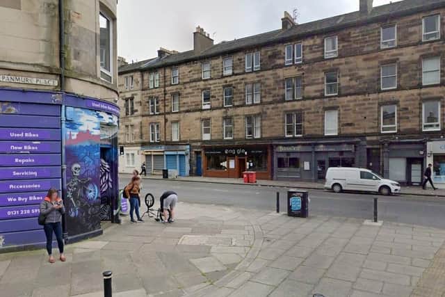 The attack happened in the Tollcross area on Friday night. Picture: Google