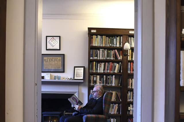 One room is named after Stewart Hamilton, who donated many books to the library. Picture: Lisa Ferguson.