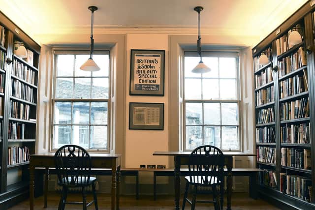The Library of Mistakes is tucked away on Wemyss Place Mews. Picture: Lisa Ferguson.