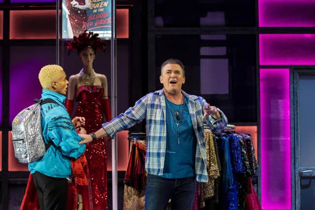 Shane Richie and Layton Williams in Everybody's Talking About Jamie