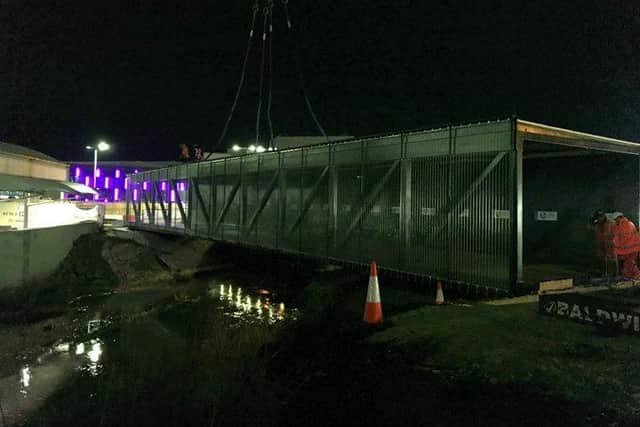 The bridge is part of a 20 million investment project. Picture: Edinburgh Airport.