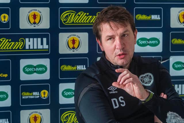 Hearts manager Daniel Stendel. Picture: SNS