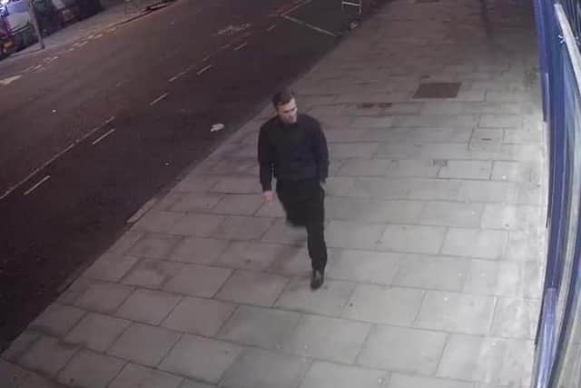 Police in Edinburgh want to speak with the man, pictured. Pic: Police Scotland.