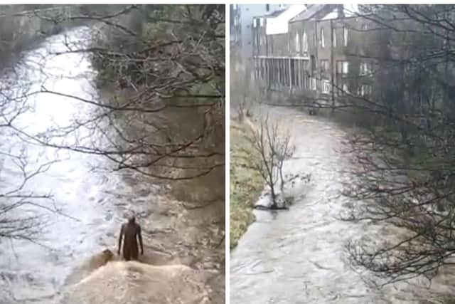 Dramatic video shows fast-flowing Water of Leith after Storm Ciara hit Edinburgh