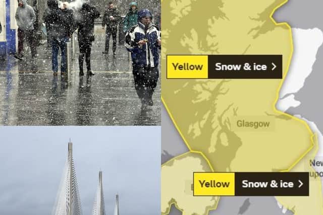 A yellow weather warning remains across most of the country