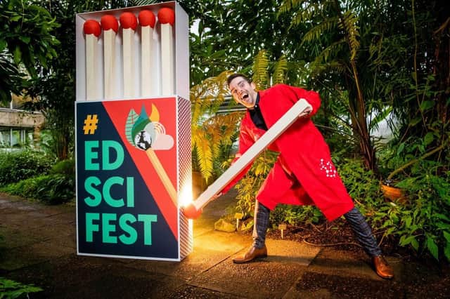 Conor Ellis (Scientist) at The Royal Botanic Gardens EdinbrughEdinburgh Science Festival sparks debate with Elementary.
