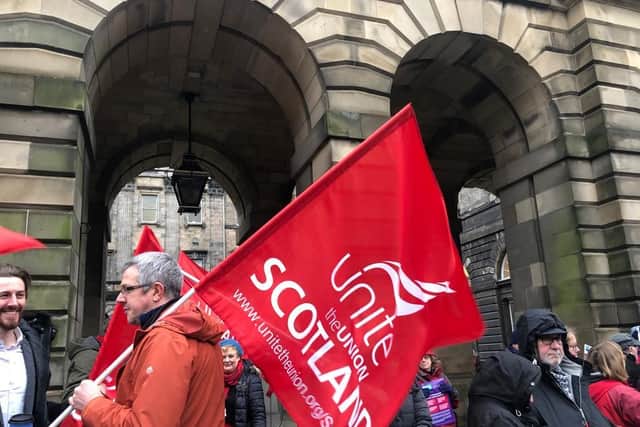 Members of the University and College Union (UCU) are taking to the picket line over 14 days amid two rows. Picture: TSPL