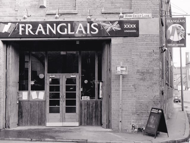 Franglais on The Calls was the talk of Leeds after winning the prestigious Oliver Award in 1990. It was run by Paula Horncastle and Pascal Gary.