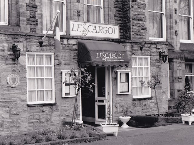 L'escargot was on Shaw Lane and brought a flavour of France to LS6. Pictured in December 1991.