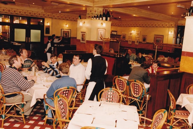 This subterranean eatery welcomed diners for more than three decades providing an appetite for good food with exceptional service. Pictured in January 1994.