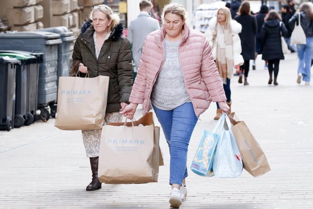 Primark was popular with customers on the last day before lockdown.