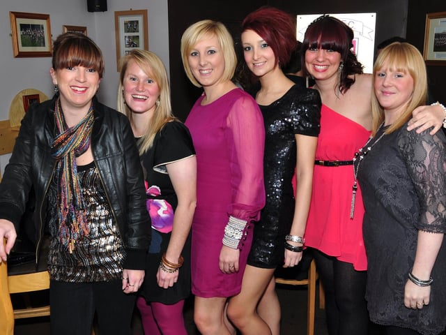 Katy, Jack, Hayley, Lisa, Natalie and Michelle, in 2010.