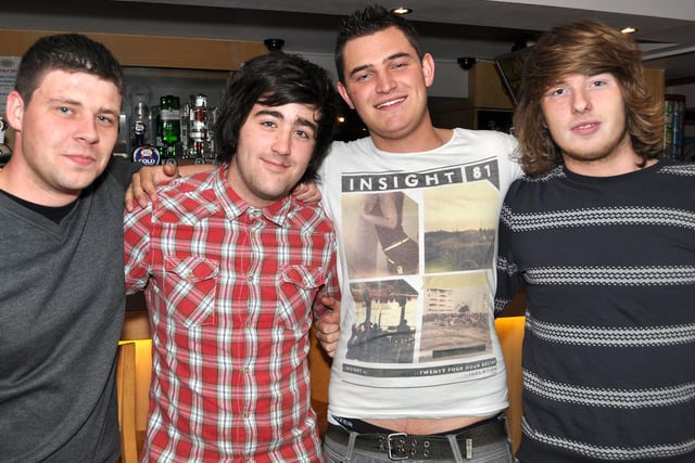 Josh, Adam, Tom and Jack, in 2011.