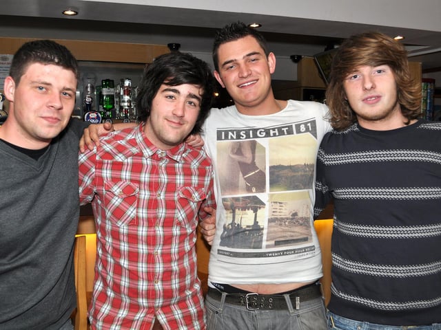Josh, Adam, Tom and Jack, in 2011.