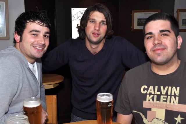 James, Colin and Guy, in 2011.
