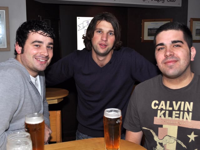James, Colin and Guy, in 2011.