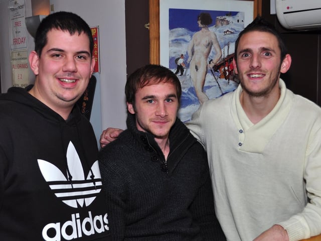 Andrew, Matty and Liam, in 2010.