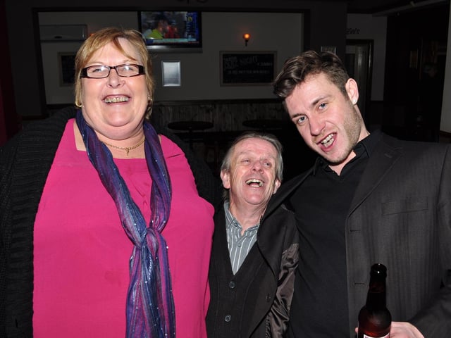 Chris, Phil and Paul, in 2012.