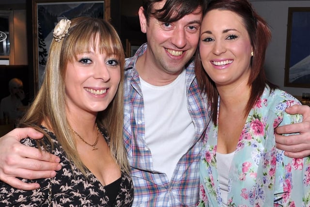 Danielle, Stuart and Kelly, in 2011.