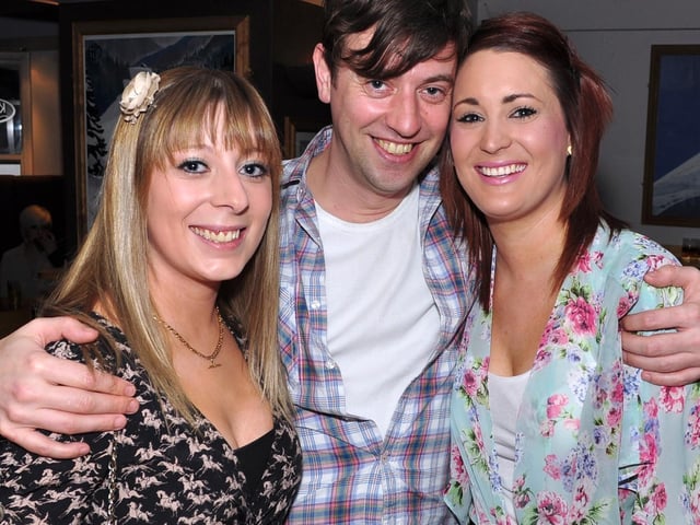 Danielle, Stuart and Kelly, in 2011.