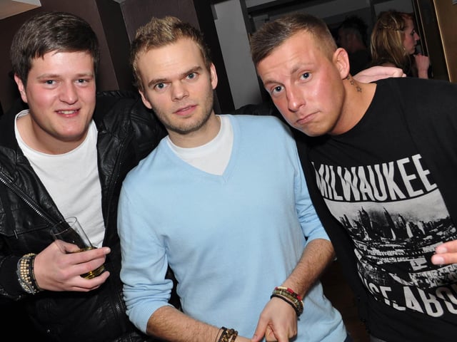 Graham, Daniel and John, in 2011.