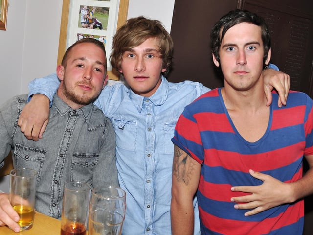 Robbie, Ben and Reem, in 2011.