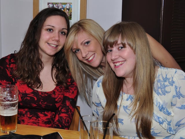 Tallulah, Penelope and Lorraine, in 2012.