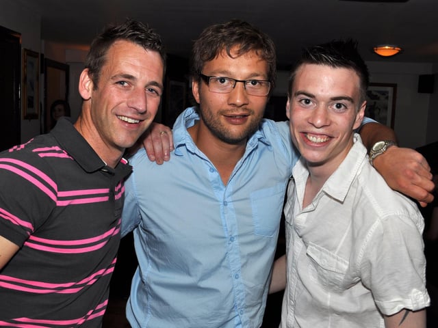 Simon, Alex and Victor, in 2011.