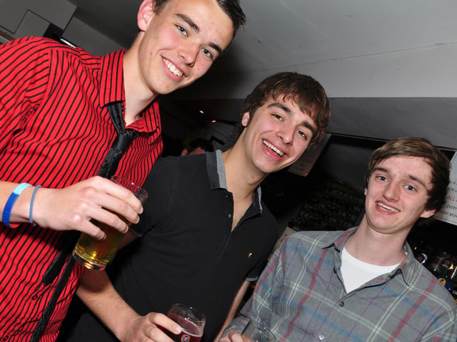 Dan, Sam and Will, in 2011.