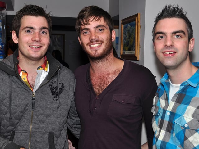 Gavin, Neil and James, in 2011.