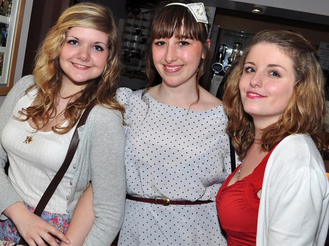 Naomi, Myah and Becca, in 2011.